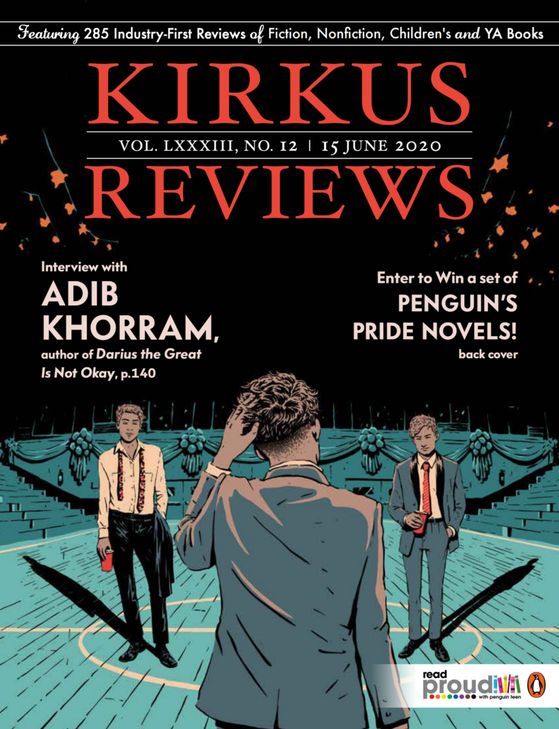 The cover of Kirkus Reviews from June 15, 2020.  Click to download a pdf of the full issue. The review of my biography of P.K. Subban starts on page 154